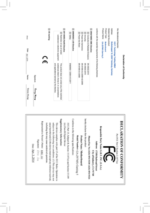 Page 2MotherboardGA-Z97MX-Gaming 5Apr. 3, 2014
Apr. 3, 2014
MotherboardGA-Z97MX-Gaming 5  