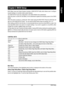 Page 29BIOS Setup - 29 -
English
BIOS (Basic Input and Output System) includes a CMOS SETUP utility which allows user to configure
required settings or to activate certain system features.
The CMOS SETUP saves the configuration in the CMOS SRAM of the motherboard.
When the power is turned off, the battery on the motherboard supplies the necessary power to the CMOS
SRAM.
When the power is turned on, pushing the  button during the BIOS POST (Power-On Self Test) will
take you to the CMOS SETUP screen.  You can...