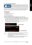 Page 55Appendix - 55 -
English4-1-2 Xpress Recovery2 Introduction
Xpress Recovery2 is designed to provide quick backup and restora-
tion of hard disk data. Supporting Microsoft operating systems including
Windows XP/2000/NT/98/Me and DOS, and file systems including
FAT16, FAT32, and NTFS, Xpress Recovery2 is able to back up data
How to use the Xpress Recovery2
Initial access by booting from CD-ROM and subsequent access by pressing the F9 key:
Steps: After entering BIOS Setup, go to Advanced BIOS Feature and set...