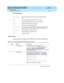 Page 183DEFINITY ECS Release 8.2 ATM Installation,
Upgrades, and Administration  555-233-124  Issue 1
April 2000
Troubleshooting 
6-49 Troubleshooting ATM-PNC 
6
Field descriptions:
Administration
Use the p roc ed ure in Table 6-13 to ad minister ATM Constric ted  Band wid th.
Switch Name:The value administered  on the system-p arameters features 
form.
DateTime and  d ate that the command  was executed .
DateSystem d ate when the event oc curred  (4-c harac ter).
Time:System time when the event occ urred...