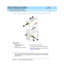 Page 44DEFINITY ECS Release 8.2 ATM Installation,
Upgrades, and Administration  555-233-124  Issue 1
April 2000
Installing a DEFINITY ECS ATM-PNC 
3-8 Synchronization Installation and Testing 
3
Figure 3-3. 402A synchronization splitter Figure Notes:
1. Amp henol c onnec tor to 
DEFINITY ECS
2. Network timing  c onnec tion3. Timing  alarm lead  c onnec tion
4. Timing  outp ut p orts (RJ45) to ATM switch
1
5. Jump ers and  c ap ac itors (insid e c ase). See 
Figure 3-5 for setting s.
1. Ports J1 and  J2 p rovid...