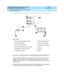 Page 235DEFINITY ECS Release 8.2 Installation and Test
for Multi-Carrier Cabinets  555-233-114  Issue 1
April 2000
Install and Wire Telephones and Other Equipment 
5-61 BRI Terminating Resistor 
5
Figure 5-28. Typical Installation of Terminating Resistor Block (110RA1-12)
For point-to-point wiring, the top row connects to the blue station field. The pair 
connects from the 110RA1-12 to the standard 4-pair circuit. Pair 1 from the 
110RA1-12 connects to Pair 1 of the station field, and Pair 2 connects to Pair 3...