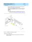 Page 299DEFINITY ECS Release 8.2 Installation and Test
for Multi-Carrier Cabinets  555-233-114  Issue 1
April 2000
Install and Wire Telephones and Other Equipment 
5-125 Add IP Interface 
5
2. Insert the TN802B IP Interfac e into the rig ht most of the three slots you 
reserved  for it (see Fig ure 5-47
) and  seat it p rop erly.
When you p lug  in the TN802B IP Interfac e, the c irc uit p ac k starts to b oot 
and  the LCD read s PC Boot
. After ab out 3 to 4 minutes, it c hang es to 
MEDPRO *
. 
NOTE:
If this...