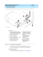 Page 33DEFINITY ECS Release 8.2 Installation and Test
for Multi-Carrier Cabinets  555-233-114  Issue 1
April 2000
Install and Connect Cabinets 
1-13 Connect AC Power and Ground 
1
Figure 1-4. Power Distribution Unit (J58890CH)
2. Be sure the main p ower to the p ower d istrib ution unit is OFF.
3. At the power d istribution unit, set all c arrier c irc uit b reakers OFF.
Small Battery Holdover 
1. Connec t the small b attery hold over c ab le to J20. See Fi g u re  1 -4. Figure Notes
1. Connec t small battery...