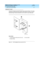 Page 357DEFINITY ECS Release 8.2 Installation and Test
for Multi-Carrier Cabinets  555-233-114  Issue 1
April 2000
Connecting Fiber Optic Cables 
A-11 Optical Cross-Connect Hardware 
A
Lightguide Troughs
Two typ es of troug hs are used  with op tic al c ross-c onnec t hard ware. The vertic al 
troug h sec ures single fib er op tic  jumpers routed  b etween LIU c olumns, and  the 
horizontal troug h is used  at the bottom of an LIU c olumn to store c ab le slac k.
Figure A-4. 100A Lightguide Interconnection Unit...