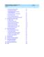 Page 7DEFINITY ECS Release 8.2 Installation and Test
for Multi-Carrier Cabinets  555-233-114  Issue 1
April 2000
Contents 
vii  
nTest Remote Access Interface6-4
nTest Basic Rate Interface6-5
nTest Duplication Option Processing
Element Interchange6-5
nTest Terminating Trunk Transmission6-6
nTest Stratum 3 Clock6-6
nPerform Complete System Test6-8
nActivate and Test Alarm Origination Feature6-8
A Connecting Fiber Optic Cables A-1
nLASER ProductA-2
nFiber Optic RequirementsA-2
nOptical Cross-Connect HardwareA-6...