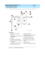 Page 83DEFINITY ECS Release 8.2 Installation and Test
for Multi-Carrier Cabinets  555-233-114  Issue 1
April 2000
Install Telecommunications Cabling 
2-27 Install Coupled Bonding Conductor 
2
Figure 2-15. Coupled Bonding Conductor Figure Notes:
1. 25-Pair Tip & Ring Cables to 
Cab inets
2. Coupled Bonding Conductor (CBC) 
Terminal Bloc k
3. Tie Wraps
4 . C a b l e  Sh i e l d  o r  Six  Sp a re  Pa ir s
5. Ground  on Carb on Bloc k Protec tor 
or Eq uivalent
6. Trunk Cab le to Network Interfac e
7. 10 AWG (#25)...