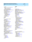 Page 371DEFINITY Enterprise Communication Server Release 8.2
Installation and Test for Single-Carrier Cabinets  555-233-120    Issue 1
April 2000
Index 
IN-3  
connec tors
d ata c ommunic ations eq uip ment
,A-11console
attend ant, test p roc edure,6-2
selector, test p roc edure,6-2control carrier outp uts c able,5-9Cord less Telephone Generation 2 (CT2),5-71
country c odes,3-20country op tions, setting,3-19coupled b ond ing  c ond uc tor,1-11, 2-11
description,2-11craft p assword , chang ing,3-21critic al...