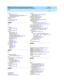 Page 372DEFINITY Enterprise Communication Server Release 8.2
Installation and Test for Single-Carrier Cabinets  555-233-120    Issue 1
April 2000
Index 
IN-4  
Fo r u m
b ase stations
,5-71Personal Communic ations Manager,5-71p ocket telep hone,5-71
frame g round,1-8France
country code,3-20
front p late,1-28
G
Germany
country code
,3-20Greec e
country code,3-20
g round
ap p roved  floor,1-6building steel,1-5
concrete encased,1-5c oup led  b ond ed  c ond uc tor,1-11, 2-11DC Power Distrib ution unit,1-9
frame...