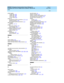 Page 374DEFINITY Enterprise Communication Server Release 8.2
Installation and Test for Single-Carrier Cabinets  555-233-120    Issue 1
April 2000
Index 
IN-6  
power supply
1145B -48V
,5-381146B -48V,5-381151A -48V,5-47
1151A2 -48V,5-47power up
AC-p owered  system, proc ed ure,3-13, 3-14
AUDIX p roc edure,3-33DC-powered  system, proc ed ure,3-14PPN  c ab i ne t
installing
,1-3, 1-4printer
572 op tion setting s,A-8
op tion setting s,A-8p roc essor interface c irc uit pac k
AUDIX c onnec tions,A-11
switc h...