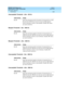 Page 1050DEFINITY ECS Release 8.2
Administrator’s Guide  555-233-506  Issue 1
April 2000
Screen reference 
1026 Trunk Group 
17
Unacceptable Threshold - +Dev - 404 Hz
Marginal Threshold - -Dev - 2804 Hz
Marginal Threshold - +Dev - 2804 Hz
Unacceptable Threshold - -Dev - 2804 Hz
Unacceptable Threshold - +Dev - 2804 Hz
Valid entries Usage
0
 to 9Enter the maximum positive deviation of measured loss at 404 
Hz from the 1004 Hz test tone loss level (in dB) allowed 
before reporting a trunk as unacceptable. Smaller dB...