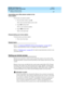 Page 321DEFINITY ECS Release 8.2
Administrator’s Guide  555-233-506  Issue 1
April 2000
Setting up telecommuting 
297 Setting up remote access 
10
Associating your office phone number to the 
home station
To associate your phone number:
1. On your home station, type 
#4.
This is the associate feature access code.
2. Type
 4321 and press #.
This is your extension number.
3. Type
 1996 and press #.
This is your password.
Disassociating your home station
To disassociate your home station:
1. Press 
HOLD four...