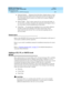 Page 364DEFINITY ECS Release 8.2
Administrator’s Guide  555-233-506  Issue 1
April 2000
Managing trunks 
340 Adding a CO, FX, or WATS trunk group 
12
nOutgoing Display — Typing y in this field allows display phones to show 
the name and group number of the trunk group used for an outgoing call. 
This information may be useful to you when you’re trying to diagnose 
trunking problems.
nQueue Length — Don’t create a queue for two-way loop-start trunks, or 
you may have a problem with glare (the interference that...