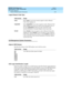 Page 702DEFINITY ECS Release 8.2
Administrator’s Guide  555-233-506  Issue 1
April 2000
Screen reference 
678 Feature-Related System Parameters 
17
Logout Reason Code Type
Call Management System Parameters:
Adjunct CMS Release
Specifies the release of the CMS adjunct used with the system. 
ACD Login Identification Length
Enter the number of digits for an ACD Agent Login ID if Expert Agent Selection 
(EAS) on the System-Parameters Customer-Options screen is 
n. If BCMS/VuStats 
Login IDs is 
y, the ACD Login ID...