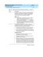 Page 231DEFINITY Enterprise Communication Server Release 8.2
Reports Guide  555-233-505  Issue 1
April 2000
Traffic Data Analysis 
3-189 Trunk Group Call-By-Call Measurements Report 
3
Ovf TGOverflow Trunk Group. The numb er of outg oing  c alls that 
req uested  the sp ec ified  servic e/feature, on the ISDN-PRI 
CBC trunk group, but are not carried because the calls 
arrived  to find  no id le trunk members availab le.
NOTE:
There are three overflow field s, eac h with a d ifferent 
p riority. They are:...