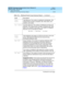 Page 240DEFINITY Enterprise Communication Server Release 8.2
Reports Guide  555-233-505  Issue 1
April 2000
Traffic Data Analysis 
3-198 Wideband Trunk Group Summary Report 
3
Total 
SeizeTotal Seizures. The numb er of wid eb and  c all attemp ts. This 
measurement inc lud es c omp leted  c alls, false starts, d on’t 
answers, and  busies.
Inc. Seize
Inc oming  Seizures. The number of wid eb and inc oming  c all 
attemp ts. This measurement inc lud es c omp leted  c alls, false 
starts, d on’t answers, and  b...