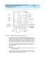 Page 363DEFINITY Enterprise Communications Server and System 75 and System 85
Terminals and Adjuncts Reference
555-015-201Issue 11
December 1999
The 8400 Series Voice Terminals
12-35 The 8410 Voice Terminal
12
Figure 12-12. Another Version of the 8410D Voice Terminal
The 8410 voice terminal is a multi-appearance digital telephone with 10 call
appearance/feature buttons, four standard fixed feature buttons (CONFERENCE,
DROP, HOLD, and TRANSFER), a MUTE button, a SPEAKER button which can
access either a 2-way...