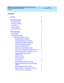 Page 3DEFINITY ECS and GuestWorks Property Management System
Interface Specifications  555-231-601  Issue 2
December 1999
Contents 
iii  
Contents
Contents iii
About This Document ix
nIntended Audienceix
nReasons for Reissuex
nConventionsx
nProduct Supportxi
nRelated Documentsxi
System Description 1
nLink Interface1
nAdministration Options3
Administration Options on Page 15
Message Waiting Configuration5
Controlled Restrictions Configuration5
Housekeeper Information Configuration5
Number of Housekeeper ID...