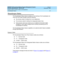 Page 65DEFINITY ECS and GuestWorks Property Management System
Interface Specifications  555-231-601  Issue 2
December 1999
Feature Codes, Process Codes, and Operations 
53 Housekeeper Status 
Housekeeper Status
The Housekeeper Status feature enables on-line tracking of the housekeeper ser-
vices and room state changes using the following:
nSix process codes for dialing from room telephones
nFour process codes for dialing from designated station lines
nEach process code may include up to six additional...