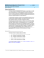 Page 77DEFINITY ECS and GuestWorks Property Management System
Interface Specifications  555-231-601  Issue 2
December 1999
Feature Codes, Process Codes, and Operations 
65 Check-In/Check-Out 
Check-In/Check-Out
The Check-in/Check-out messages do not represent a unique feature, but rather 
are a convenient device for invoking a sequence of functions commonly per-
formed when a guest checks in or checks out of a room. It is expected that each 
check-in or check-out performed in the PMS will immediately be...