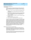 Page 100DEFINITY ECS and GuestWorks Property Management System
Interface Specifications  555-231-601  Issue 2
December 1999
Feature Codes, Process Codes, and Operations 
88 Status Inquiry and Failure Management 
Switch Operations During Loss of
Communication
The switch will continue to support the basic telecommunications functions if the 
data link or PMS becomes unavailable. Upon detection of a data link failure, the 
switch will automatically switch to the “Link Failed Mode” to perform the following 
tasks:...