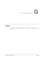 Page 663Implementation and Service Manual  GlossaryG-1
GLOSSARY G
Glossary
The following glossary definitions will help you to understand the terminology used in this
manual. 