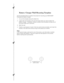 Page 114Battery Charger Wall-Mounting Template
Use the template below to position the screws for mounting your MDW 9030P
Pocketphone battery charger:
1. Cut out the template along the dotted line.
2. Lightly affix the template to the wall with tape where you want to attach the
battery charger.  If possible, choose a location that will position at least one of
the screw holes over a wall stud.
3. Mark the wall.
4. Position a wall spacer on each of the two wood screws provided, and insert the
screws in the wall as...