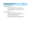 Page 138DEFINITY Enterprise Communications Server Release 8.2
Upgrades and Additions for R8r  555-233-115  Issue 1
April 2000
G3vs with Intel 386 or Risc Processor to R8r 
4-10 Remove the Present System 
4
Disconnect Power and Ground
1. Disc onnec t the c ab inet p ower c ord s from the rear of the c ab inet.
2. Disconnect the 10 AWG (#25) (2.6 mm
2) c oup led b ond ing  c ond uc tor wire.
3. Disc onnec t the 6 AWG (#40) (4.1 mm
2) CABINET GROUND wire from the 
g round  b ar in the c ab inet.
Remove the Present...