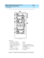 Page 229DEFINITY Enterprise Communications Server Release 8.2
Upgrades and Additions for R8r  555-233-115  Issue 1
April 2000
Multicarrier G2 Universal Module to R8r EPN 
5-81 Critical Reliability 
5
Figure 5-22. TDM/LAN Connections for Duplicated G2 Universal Module Figure Notes
1.Port Carrier (“ C” Position)
2. ZAHF4 TDM/LAN Terminator
3. TDM/LAN Cab le (WP91716 L6)
4. Mod ule Control Carrier (“ A”  
Po s it io n )
5. Port Carrier (“ D” Position)
6. Port Carrier (“ E”  Position)7. Slot 21
8. Slot 01
9. TDM/LAN...