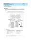 Page 40DEFINITY ECS Release 8.2
Upgrades and Additions for R8.2si  555-233-122  Issue 1
April 2000
Upgrading G3vs (w/Intel 386) to R8si 
1-14 Upgrade to Release 8si 
1
Power Down Existing System
!CAUTION:
Powering down the control cabinet causes important system data, such as BCMS data, 
records of queued ACD calls, Automatic Wakeup request, and Do Not Disturb requests, 
to be lost. 
1. Behind the G3vs cabinet, set the circuit breaker to OFF. See Figure 1-2
.
Figure 1-2. Rear of G3vs System Cabinet Figure...