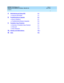 Page 5DEFINITY ECS Release 8.2
Upgrades and Additions for R8.2si  555-233-122  Issue 1
April 2000
Contents 
v  
A Administering and Using ASG A-1
nUsing the ASG MobileA-1
B Troubleshooting an Upgrade B-1
nNew for Release 8B-1
nTroubleshooting Release 8 UpgradesB-4
C Translation Copy Protection C-1
nOverview of Translation Copy ProtectionC-1
nTime LimitC-1
nAlarm ResolutionC-2
GL Glossary and Abbreviations GL-1
IN Index IN-1 