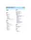Page 87DEFINITY System’s Little Instruction Book
for basic diagnostics  
555-233-758  Issue 1
April 2000
Index 
71  
Index
A
alarm buttons,34
alarm logs,31
alarms
clearing
,34
DS1,39
levels,31
off-board,31
on-board,31
preventing,38
Automatic Circuit Assurance (ACA),41
B
backups,4
baselining
definition
,1
retrieving information,2
books
how to order more copies
,xv
online,xv
busy-verify
hunt groups
,44
trunks,45
buttons
Alarm
,34
Busy Verify,43
help,xii
Trunk ID,49
C
cabinet status, viewing,9
call center,...