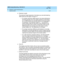 Page 113AMIS Analog Networking  585-300-512  Issue 7
May 1999
DEFINITY AUDIX Administration 
4-23 Implementation 
4
d . Extension Leng th 
The extension leng th dep end s on the feature you are ad ministering. 
Valid  entries are the d ig its 3 throug h 10. 
—For 
amisac mac hines (AMIS c asual or two-step  ad d ressing), 
this field  sp ec ifies how many d igits entered by sub sc rib ers 
for an AMIS ad d ress are ac tually d ialed  b y the loc al system. 
For examp le, if the extension leng th is “ 7” , the...