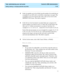 Page 182  Task: administering your call center  CentreVu CMS Administration
Adding, deleting, or changing split/skill call profiles7-10
...........................................................................................................................................................................
4In the Acceptable service level field, type the number of seconds that are 
acceptable for an ACD call to wait before connecting to an agent. The 
acceptable service level must be the same as the service...