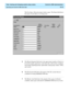 Page 298  Task: viewing and changing system setup values  CentreVu CMS Administration
Specifying how CentreVu CMS stores data10-18
The Free Space Allocation input window opens. The Status field shows 
the name of each table as it is being used.
...........................................................................................................................................................................
5The Blocks Required field shows the approximate number of blocks to 
be used for agents, agent...