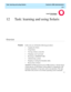 Page 371  Task: learning and using Solaris  CentreVu CMS Administration
12-1
12 Task: learning and using Solaris
............................................................................................................................................................................................................................................................Overview
PurposeIn this task you will find the following procedures:
• Logging into Solaris
• Using Solaris
• Viewing a Solaris system file
• Changing a...