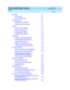 Page 5INTUITY CONVERSANT System Version 6.0
Application Design Guidelines  
585-310-670  
Issue 1.0
December 1996
Contents 
Page v  
nPrompts4-5
Prompt Length4-5
How to Word Prompts4-6
nAnnouncements4-7
Feedback Announcements4-7
Confirmation Announcements4-7
nMenus4-11
Number of Menu Choices4-11
Menu Choice Sequence4-11
Numbered Menu Options4-12
Subdivided Menu Options4-12
nDigit Input4-13
Constant-Length Digit Sequences4-13
Variable-Length Digit Sequences4-13
Entering Digit Sequences4-14
Validate a Digit...