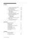 Page 6Contents
viIssue  6 June 1997 
Deactivate Message Waiting Lamp Procedure 2-50
Billing Change Request Procedure 2-51
nEnding an ASAI Association 2-52
Endpoint Denies a Request 2-52
Endpoint Application Level Software Aborts
ASAI Processing 2-53
Endpoint Rejects FIE 2-54
ASAI and BRI Parser Interactions 2-55
nLink Management and Maintenance Procedures 2-57
Maintenance Heartbeat Procedure 2-57
ASAI Restart Procedure 2-58
Sending RESTart 2-58
Receiving RESTart 2-59
Suspend/Resume ECS Alarming on ASAI Link...