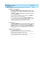 Page 195BCS Products
Security Handbook  
555-025-600  Issue 6
December 1997
Automated Attendant 
Page 6-7 DEFINITY ECS, DEFINITY Communications Systems, System 75, and System 85 
6
For DEFINITY G2 and System 85:
nUse PROC311 WORD2 to establish 6-digit translation tables for foreign 
NPAs, and assign up to 10 different routing designators to each foreign 
NPA (area code).
nUse PROC311 WORD3 to map restricted and unrestricted exchanges to 
different routing designators.
nIf the unrestricted toll exchanges are in...