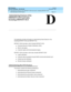 Page 243Administering Features of the DEFINITY G3V3 and Later, Including DEFINITY ECS 
Page D-1 Administering the SVN Feature 
D
BCS Products
Security Handbook  
555-025-600  Issue 6
December 1997
D
DAdministering Features of the
DEFINITY G3V3 and Later,
Including DEFINITY ECS
This appendix provides information on administering these features in the 
following DEFINITY ECS and DEFINITY G3.
DEFINITY G3V3 and later, which includes DEFINITY ECS:
nEnhanced Security Violation Notification (SVN)
nBarrier code aging...