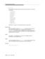 Page 322Programming Manual Pages
9-100Issue  3  May 1998 
cause_value
This mandatory parameter carries the cause of the abort request. It can be any of 
the following:
  C_CLUST_TERM
  C_INCOM_ST
  C_INVALID_CRV
  C_INVLDNUM
  C_MISSING_IE
  C_NETCONJ
  C_NOLOGIN
  C_NOSPLIT_MEM
  C_NOUSE_RESP
  C_PERM_DENIED
  C_PROTERR
  C_REC_TIMER
  C_RESUNAVL
  C_USER_C_BUSY
See Table 8-1 on page 8-12 for further information on cause values.
Return Value
When this capability is used in an asai_rcv(), the function returns...