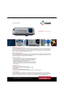 Page 1Luxeon
Luxeon HD600 Home Cinema Projector Life in High Definition.
HD600 Brings Home Cinema to Life
The Luxeon HD600 high definition projector makes true home cinema possible. Even with LCD or plasma screens, you
can’t get the breathtaking image size, vivid color and incredible detail you get at the movies…but you’ll get it with the
HD600. It uses cutting-edge technology to project up to a 252 diagonal image while giving you colors so perfect and
images so sharp, you’ll find yourself wondering, “Is this...