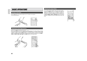 Page 2416
ENGLISH
BASIC OPERATIONS
Press the ONbutton on the remote controller or the / Ibutton on the projector.
The ON indicator lights up.
Switch to the equipment connected to the projector.
Every time the INPUTbutton of the projector or the INPUT3button of the remote controller is pressed,
the input signal rotates in the order of COMPONENT 1 
➔COMPONENT 2 
➔S-VIDEO 
➔VIDEO 
➔RGB
➔HDMI 1 
➔HDMI 2. When the INPUT4button of the remote controller is pressed, the input signal
rotates in the opposite order. An...