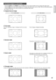 Page 21ENGLISH
17
•Press the ZOOMkey, the NORMALkey or the FULLkey on the remote controller for the 4:3 aspect ratio video source.
•Press the FULLkey on the remote controller for 16:9 aspect ratio video source, such as 1080i, 1035i, and 720p video systems.
•Press the FULLkey on the remote controller for the squeezed video source.
See “Setting”. (
P.24)
The Screen Images in a 16:9 screen
❖Original Source Image
❖Full mode
The 16:9 squeezed image is displayed with the correct
aspect.
❖Normal mode
❖Zoom mode
The...