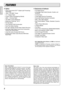 Page 6ENGLISH
2
FEATURES
❖Optics
•Texas Instruments DLPTM(Digital Light Processing)
Technology
•1280 x 720 DMD
TMPanel
•16 : 9 Aspect Ratio
•Custom Optics Developed by Minolta
•2600 : 1 Contrast Ratio
•700 ANSI Lumens Brightness
•Brightness Uniformity : 90 %
•No Halo Effect
•Lens Up/Down Shift Construction
•Dust Free Optics Sealing
•No Light Leakage 
(Double Seals Cabinet Structure)
•Extremely Quite (Noise Cancel Duct Construction,
Ceiling Color Wheel Motor)
•Long Life Lamp (Average 2000 Hours)
•Double Shrink...