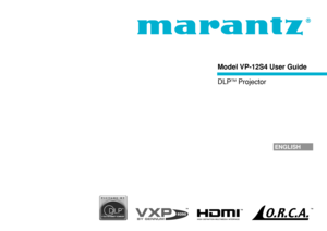 Page 1Model VP-12S4 User Guide
DLP
TM
Projector
ENGLISH  