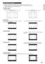 Page 2723
ENGLISH
•To project a video source of a 4:3 aspect ratio, use either the Full, Normal or Zoom mode.
•To project a video source of a 16:9 aspect ratio such as 1080i, 1035i or 720p, use the Full mode.
•To project squeezed video sources, use the Full mode.
See “Setting” (
pg. 29).
When Using a 4:3 Screen
❖Original image
❖Full mode
A wide image of a 16:9 aspect ratio is projected in the proper
vertical-to-horizontal proportions.
❖Normal mode
❖Zoom mode
A 4:3 image appears horizontally elongated when...