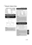 Page 48Useful
Features
47
Using the “Options” Menu
Image Shift
Overscan H
Overscan V0
0
Subtitle00
OSD Display
On Options 1 Comp. 1
h 0 Lamp Timer(Life) 100% Video System
Auto
Signal Type
Auto
HDMI Setting
Normal
Background
BlueAuto Power Off
On
1
2
3
2
4
5
6
7
8
9
0
Menu operation = Page 41
1 11 1
1Adjusting the Image
Position
You can move the projected image vertically.
•The Image Shift function cannot be selected
when “Aspect” is set to “THROUGH”.
•You can also use the IMAGE SHIFT buttons
on the remote...