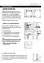 Page 7fi g .1fig.2
3.
1.2.
4.
fig.3
07BEFORE USE
A DjUS tiNg th E BOttOM c OvER
Before removing the transportation bolts, please fix the 
bottom cover to the bottom of the washer dryer  . Lay down 
the machine (fig  . 1 .), screw off the feet and adjust the 
bottom cover with the four holes corresponding the screw 
holes of the feet  . Then screw the feet back on through the 
cover and fix it thus securely to the bottom of the machine 
(fig  . 2 .)  . 
It keeps out the dampness and reduces the noise  .
Di...