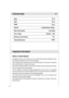 Page 2625
Technical data
9 standard place settings Width
Depth
Height
Capacity
Mains water pressure
Power voltage
Total absorbed power
45 cm
60 cm
82 cm
0.03-1.0MPa
220-240V~   50Hz
1950W
Maximum current intensity10A
Important information
Notes on waste disposal
Old appliances still have some residual value. An environment-friendly method of disposal will ensure
that valuable raw materials can be recovered and used again.
When an appliance has reached the end of its working life,unplug it from the mains.Cut...